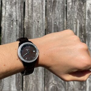 Women’s Chocolate Fossil Watch